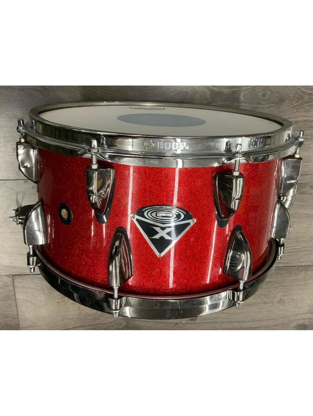 Orange County Drum & Percussion X-Series Snare Drum Level  Red Sparkle